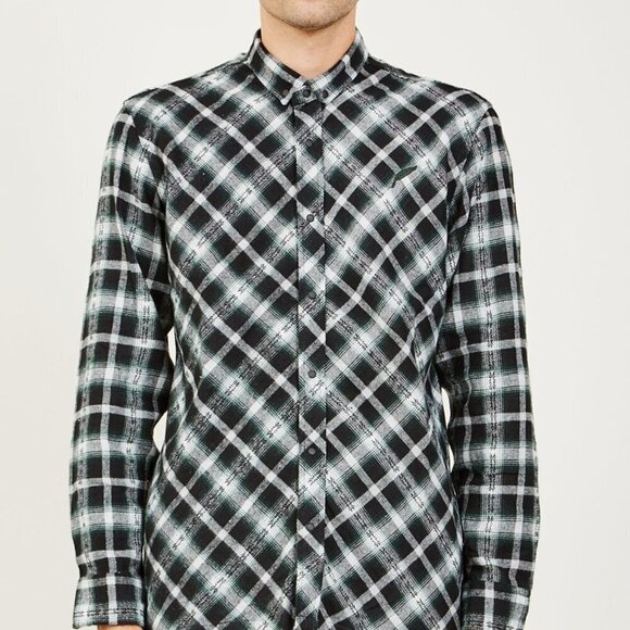 PUBLISH BNWT Plaid "Eldered" Shirt Sz Medium New - Picture 1 of 11